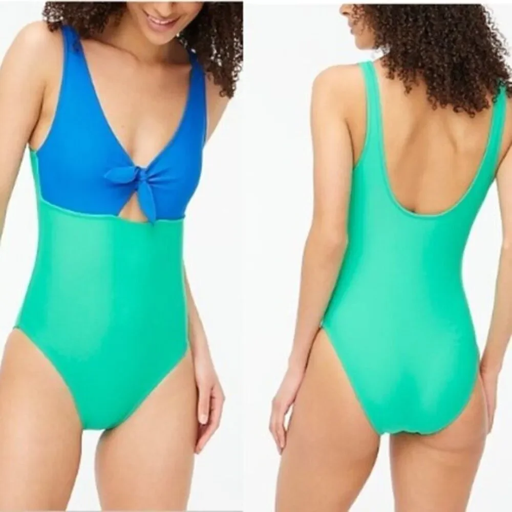 J.Crew Women's One-piece Cutout Swimsuit w/‎ Bow